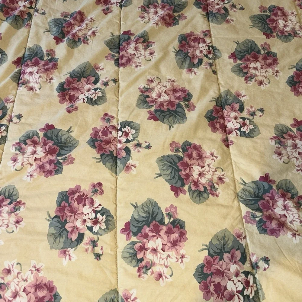 Ralph Lauren Parsonage Floral Queen Full Comforter French Country Cottage 94x96